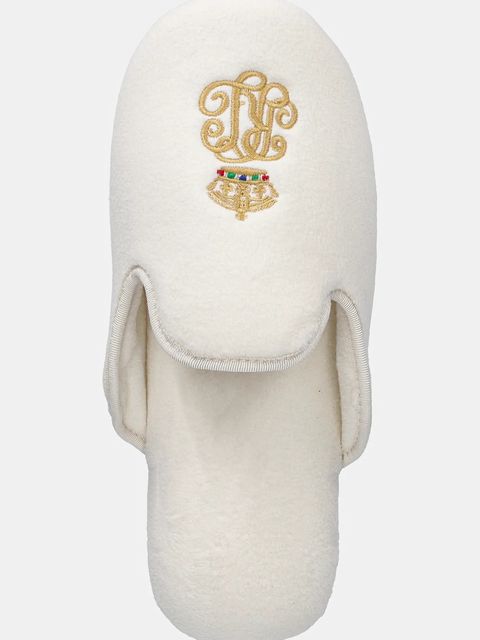 Lauren Ralph Lauren kapcie kolor beżowy ILN02474F