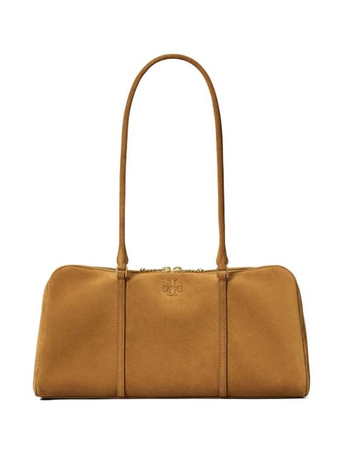 Tory Burch Marshmallow suede shoulder bag - Brown - zdjęcie produktu nr 1