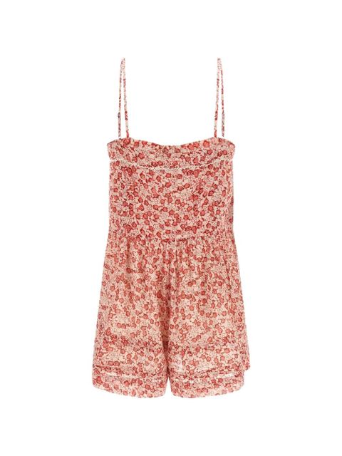 MARANT ÉTOILE Vickie floral lace jumpsuit - Red - zdjęcie produktu nr 2