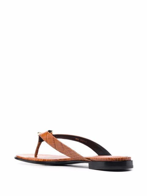 Givenchy G Chain flat sandals - Brown