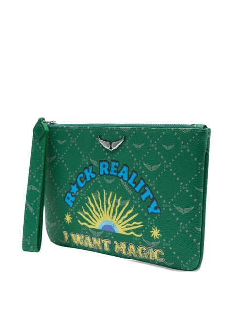 Zadig&Voltaire zip detail wallet - Green - zdjęcie produktu nr 2