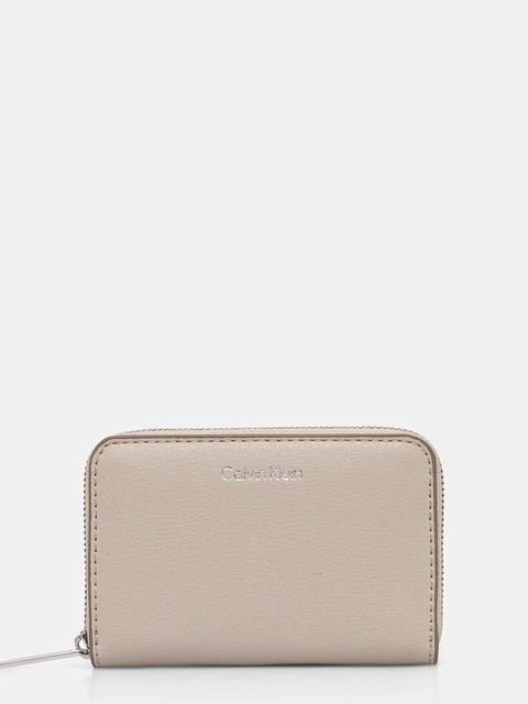 Calvin Klein portfel damski kolor beżowy LV04F1091G - zdjęcie produktu nr 1