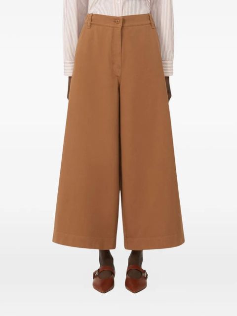 Weekend Max Mara leather culottes - Brown - zdjęcie produktu nr 2