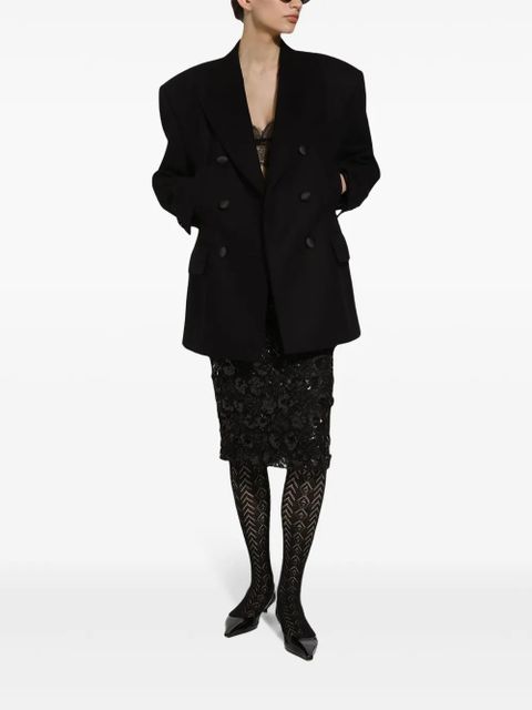 Dolce & Gabbana sequin-embellished skirt - Black - zdjęcie produktu nr 2