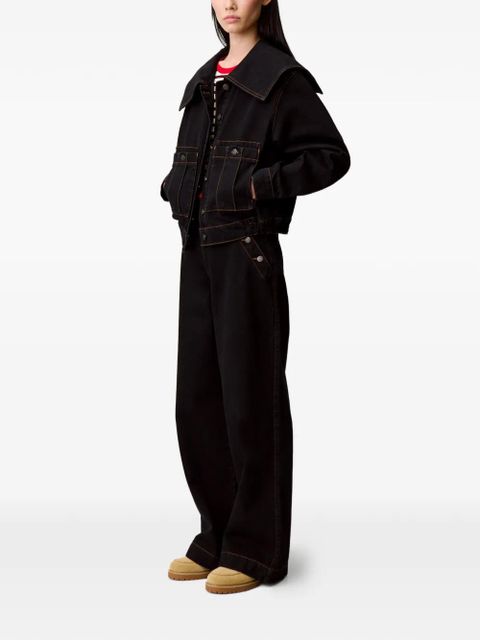 Claudie Pierlot cotton denim jacket - Black