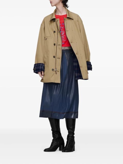 Maison Margiela graphic-print crew-neck T-shirt - Red - zdjęcie produktu nr 2