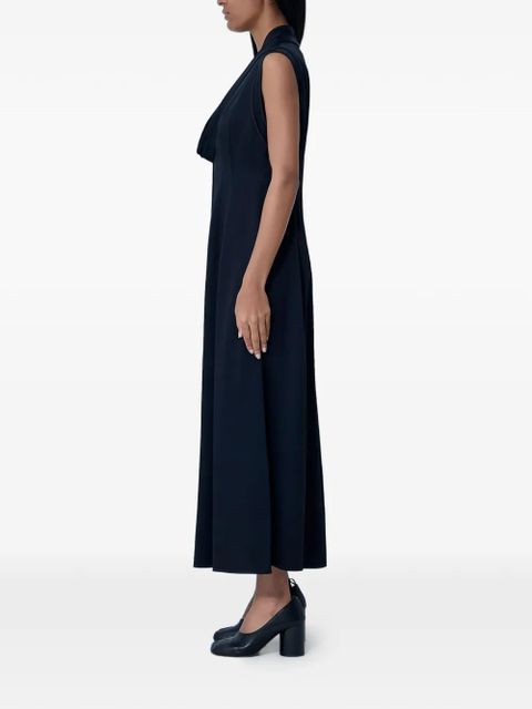Jil Sander V-neck midi dress - Black - zdjęcie produktu nr 2