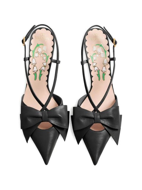Valentino Garavani Bowow slingback pumps - Black