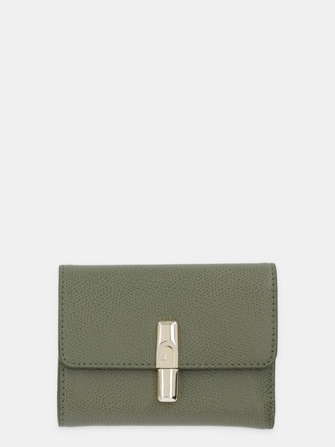 Furla portfel skórzany damski kolor zielony WP00564 ARE000 4555S - zdjęcie produktu nr 1