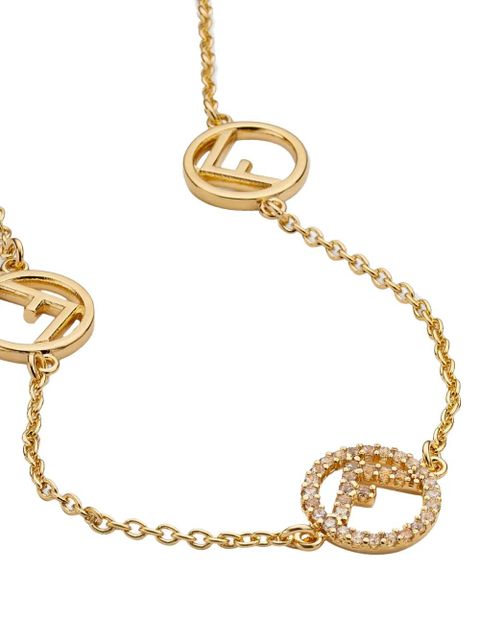 FENDI logo necklace - Metallic - zdjęcie produktu nr 2