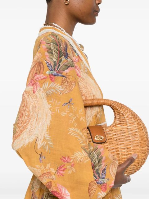 ZIMMERMANN Ascension mini dress - Yellow