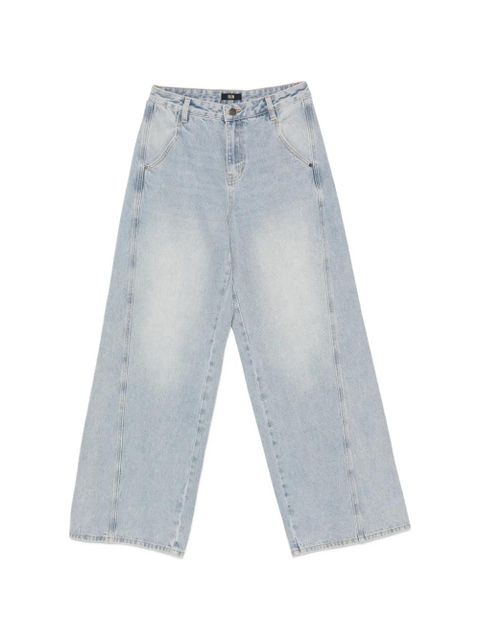 Eleh button-fastening wide-leg jeans - Blue - zdjęcie produktu nr 1