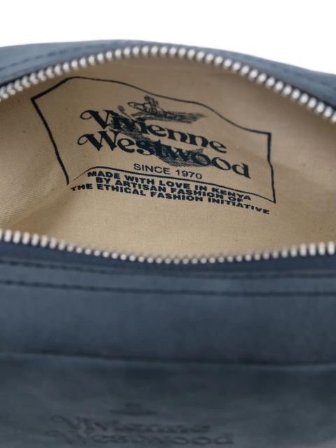 Vivienne Westwood leather zip-fastening crossbody bag - Blue