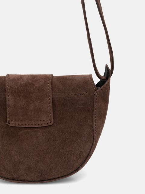 Answear.LAB torebka zamszowa kolor brązowy - zdjęcie produktu nr 2