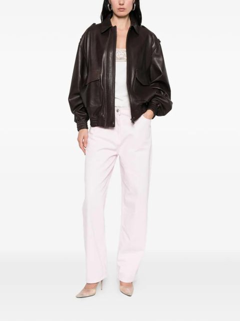 Magda Butrym button denim trousers - Pink - zdjęcie produktu nr 2