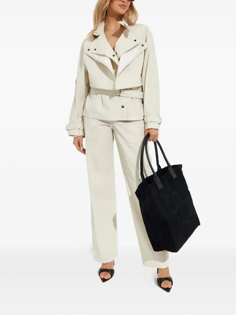 ISABEL MARANT Glatiny high-rise trousers - Neutrals