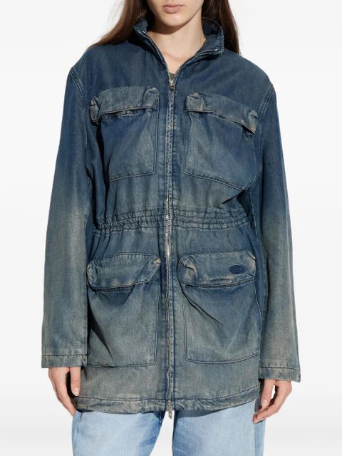 Diesel flap-pocket denim jacket - Blue