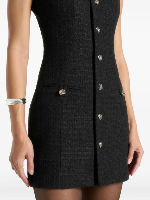 Manière De Voir Nadine tweed mini dress - Black