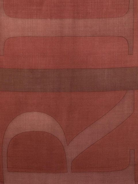 Lauren Ralph Lauren logo square scarf - Red