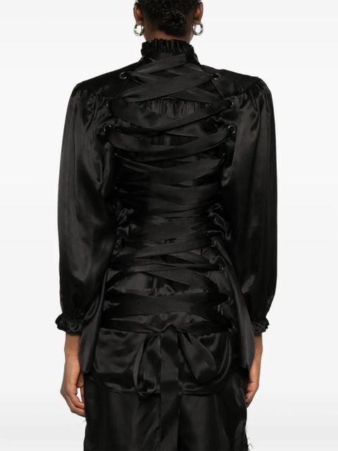 Balenciaga satin shirt - Black - zdjęcie produktu nr 2