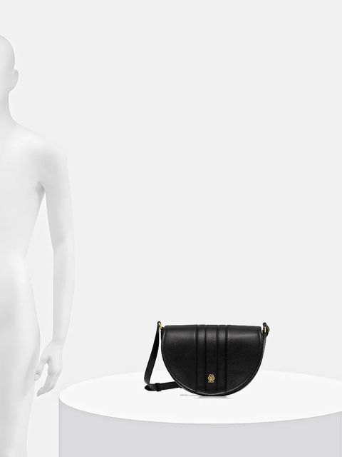 Bally torebka skórzana kolor czarny WAM04A