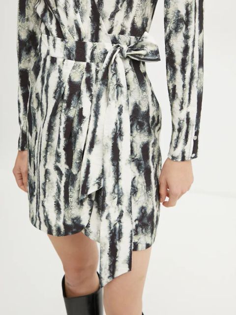 Morgan sukienka ROZEL.F kolor beżowy mini rozkloszowana ROZEL.F