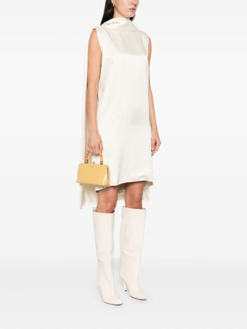 Jil Sander mini Goji bamboo-handle clutch bag - Yellow - zdjęcie produktu nr 2