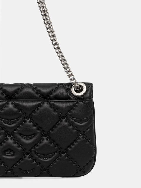 ZADIG&VOLTAIRE torebka skórzana kolor czarny LWBA04053