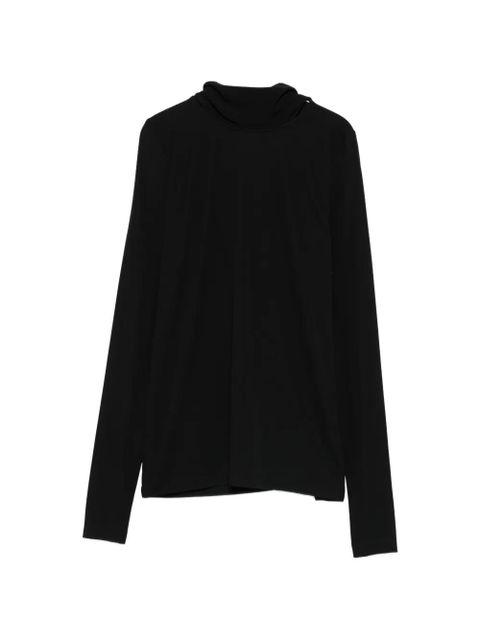 TOTEME high-neck jersey top - Black - zdjęcie produktu nr 1