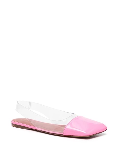 Amina Muaddi Ane slingback ballerina shoes - Pink - zdjęcie produktu nr 2