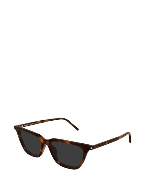Saint Laurent Eyewear square-frame sunglasses - Brown - zdjęcie produktu nr 2