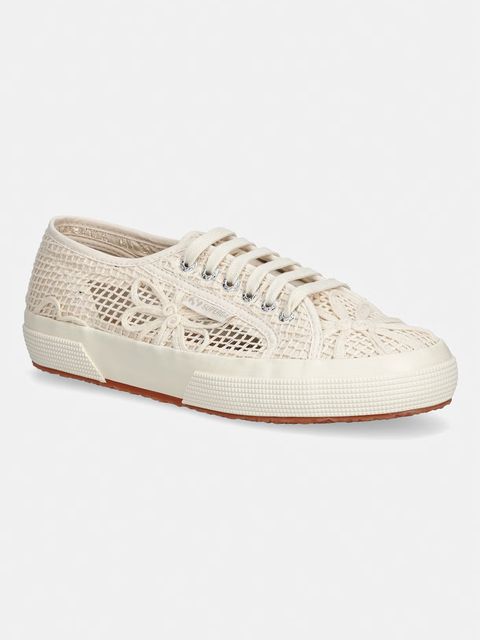 Superga 2750 NET FLOWER CROCHET tenisówki damskie - zdjęcie produktu nr 1