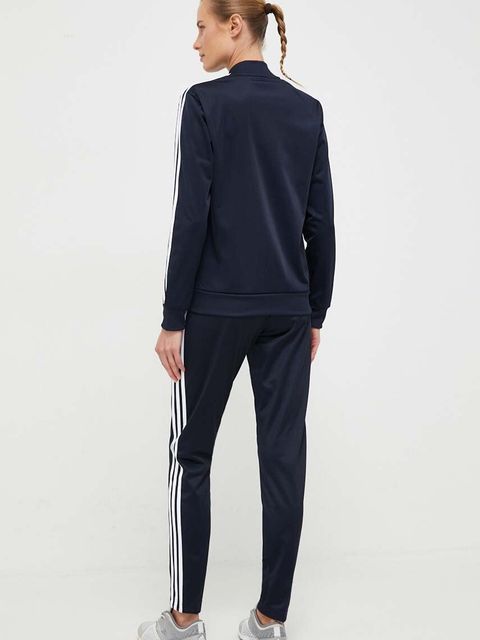 adidas komplet lounge Essentials damski kolor granatowy IJ8782 - zdjęcie produktu nr 2