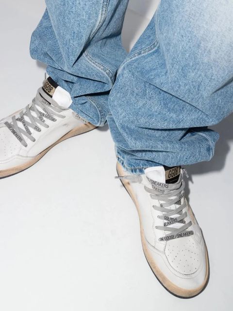 Golden Goose Ball Star lace-up sneakers - White