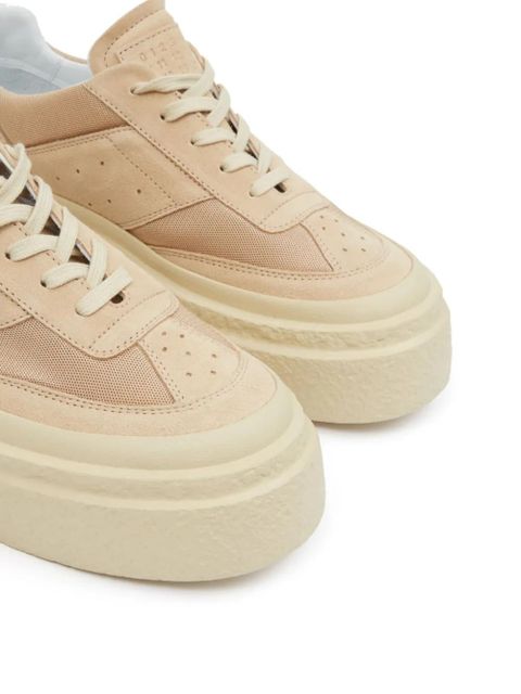 MM6 Maison Margiela leather sneakers - Neutrals