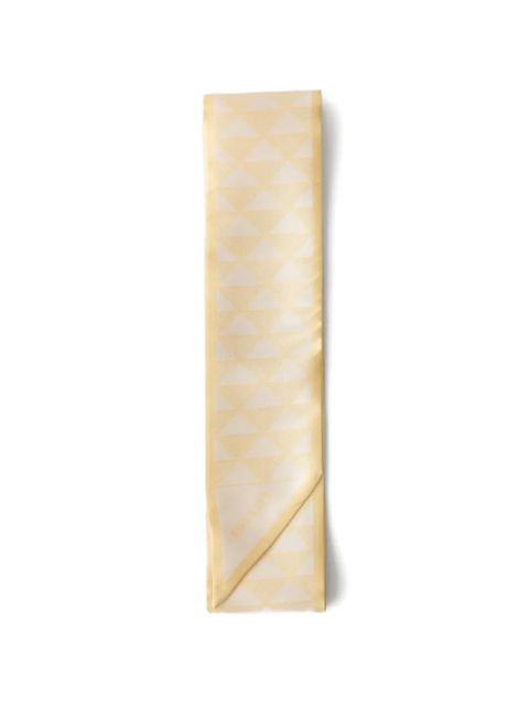 Prada Jacquard silk tie - Yellow - zdjęcie produktu nr 2