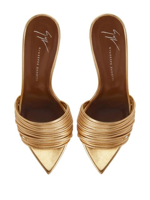Giuseppe Zanotti 90mm Intriigo Clio sandals - Gold