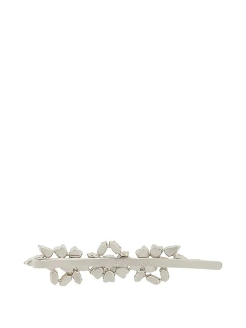 Simone Rocha Heartbloom floral-details hair clip - Silver - zdjęcie produktu nr 2