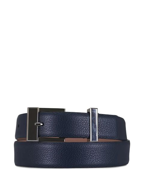 KHAITE Manhattan buckle leather belt - Blue - zdjęcie produktu nr 1