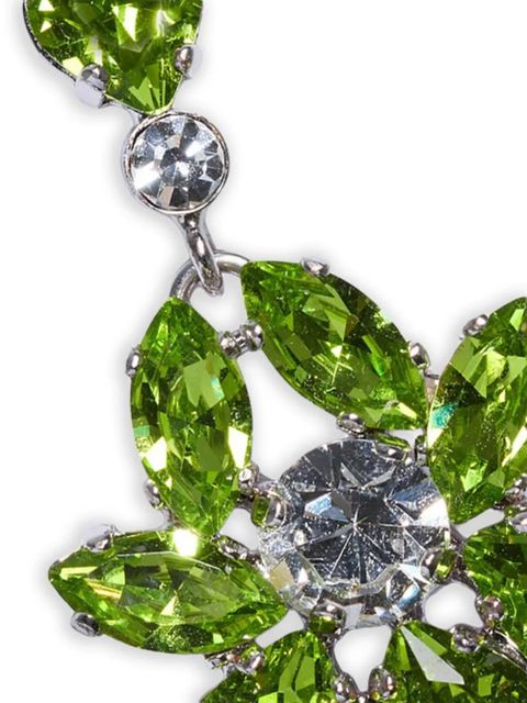 Simone Rocha Heartbloom crystal drop earrings - Silver - zdjęcie produktu nr 2