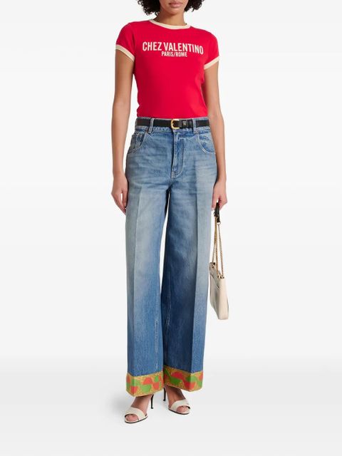 Valentino Garavani Chez-print T-shirt - Pink