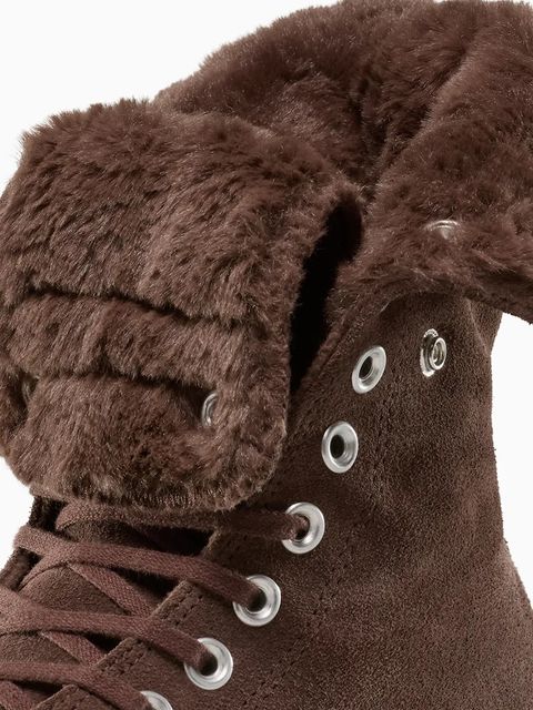 Converse trampki Chuck Taylor All Star Star Fold Over Lift kolor brązowy A15230C