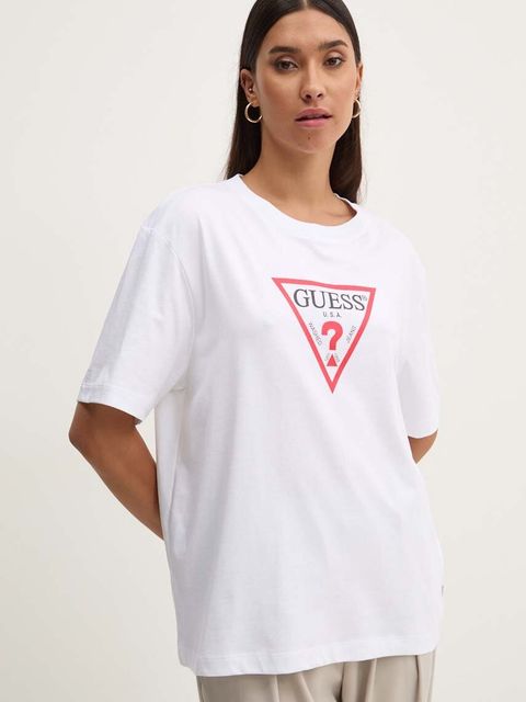 Guess Jeans t-shirt bawełniany - zdjęcie produktu nr 2