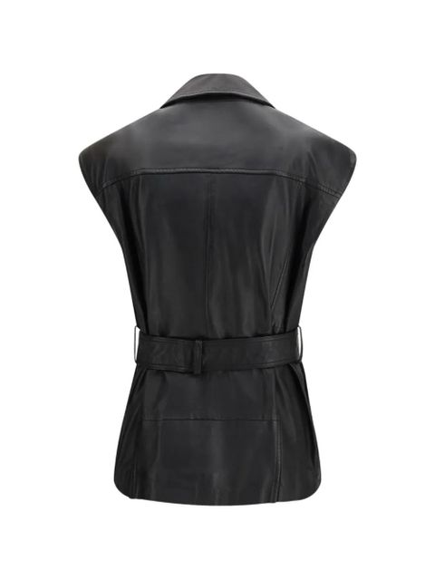PINKO Gypsy belted gilet - Black - zdjęcie produktu nr 2