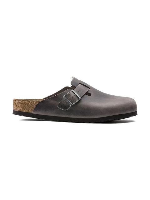 Birkenstock klapki skórzane Boston - zdjęcie produktu nr 2