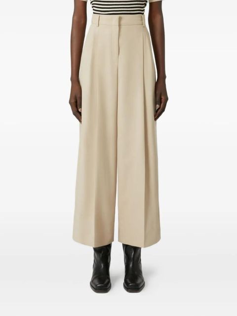 Weekend Max Mara pleated wide-leg trousers - Neutrals - zdjęcie produktu nr 2