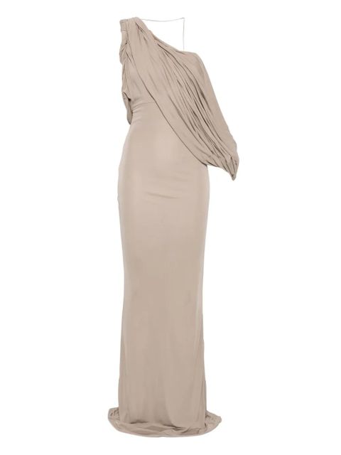 Christopher Esber draped one-shoulder dress - Neutrals - zdjęcie produktu nr 1