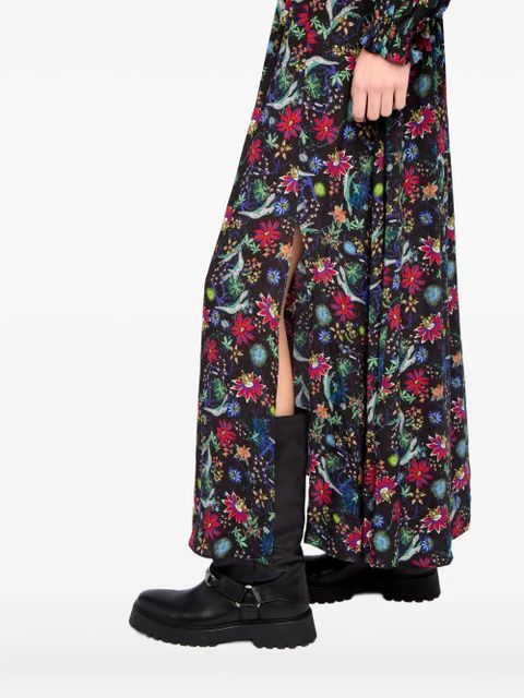 Zadig&Voltaire Rayado floral maxi dress - Blue