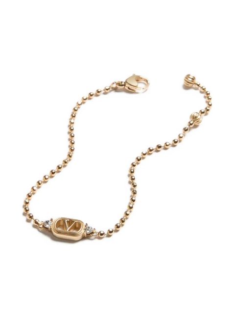 Valentino Garavani Ovalette crystal bracelet - Gold