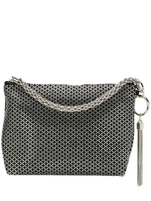 Jimmy Choo Callie crystal-embellished clutch bag - Black - zdjęcie produktu nr 1